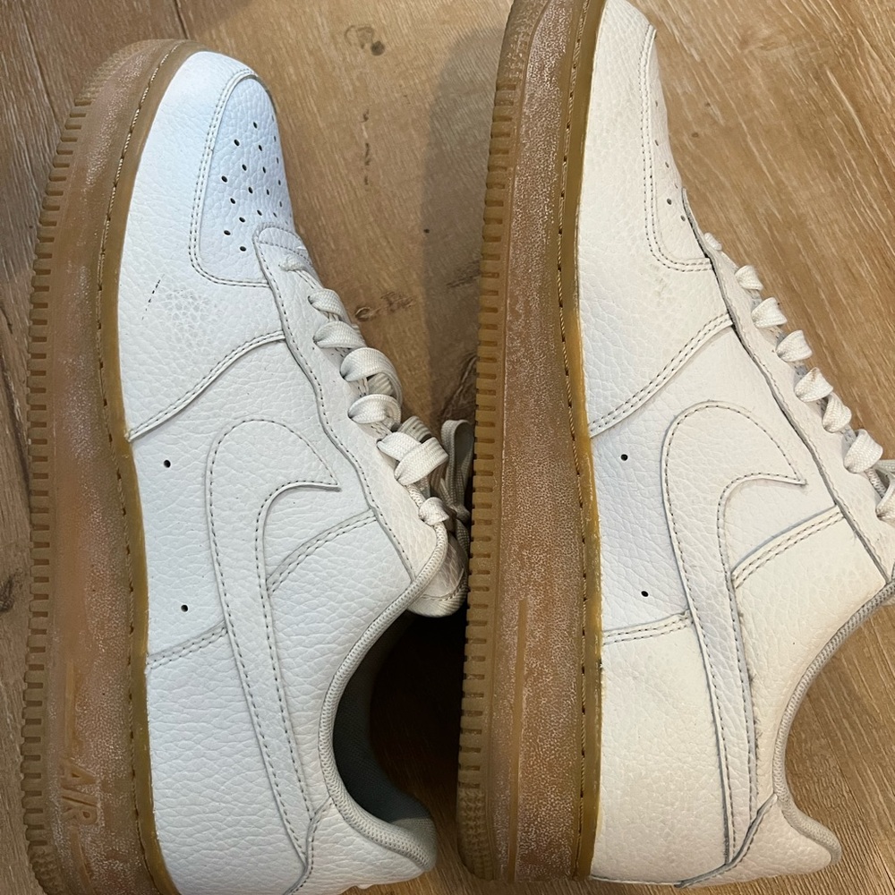 White Air Force ones size 9